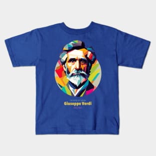 Giuseppe Verdi in WPAP Kids T-Shirt